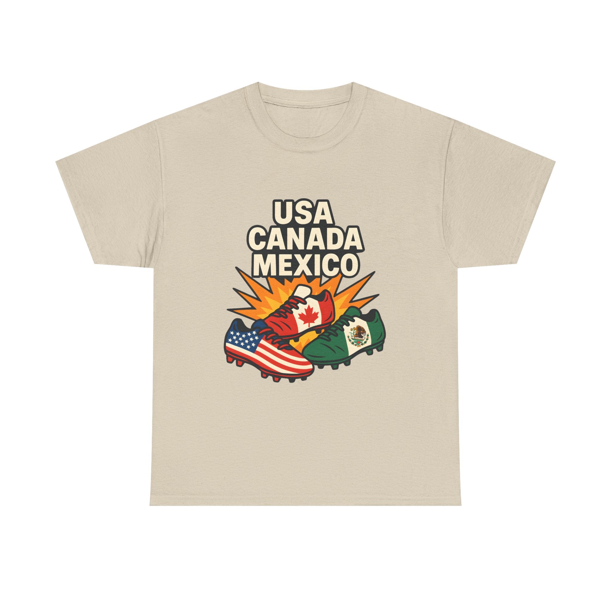 T-Shirt — USA Canada Mexico Flags Graphic Tee