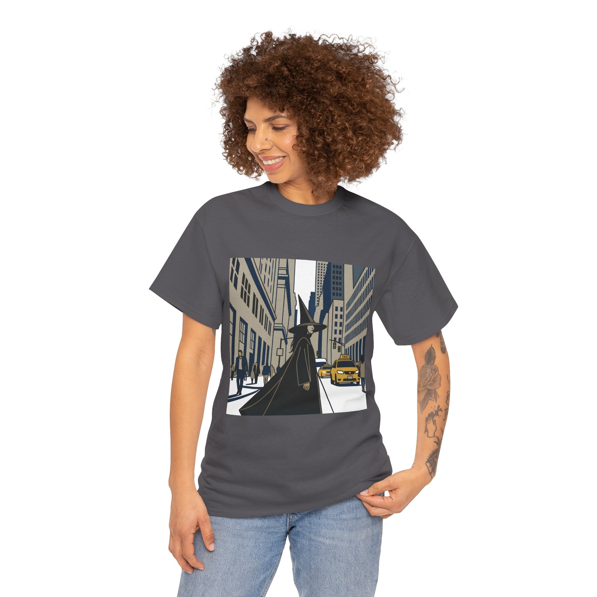 Witch in the City Graphic Tee — Urban Fantasy Streetwear