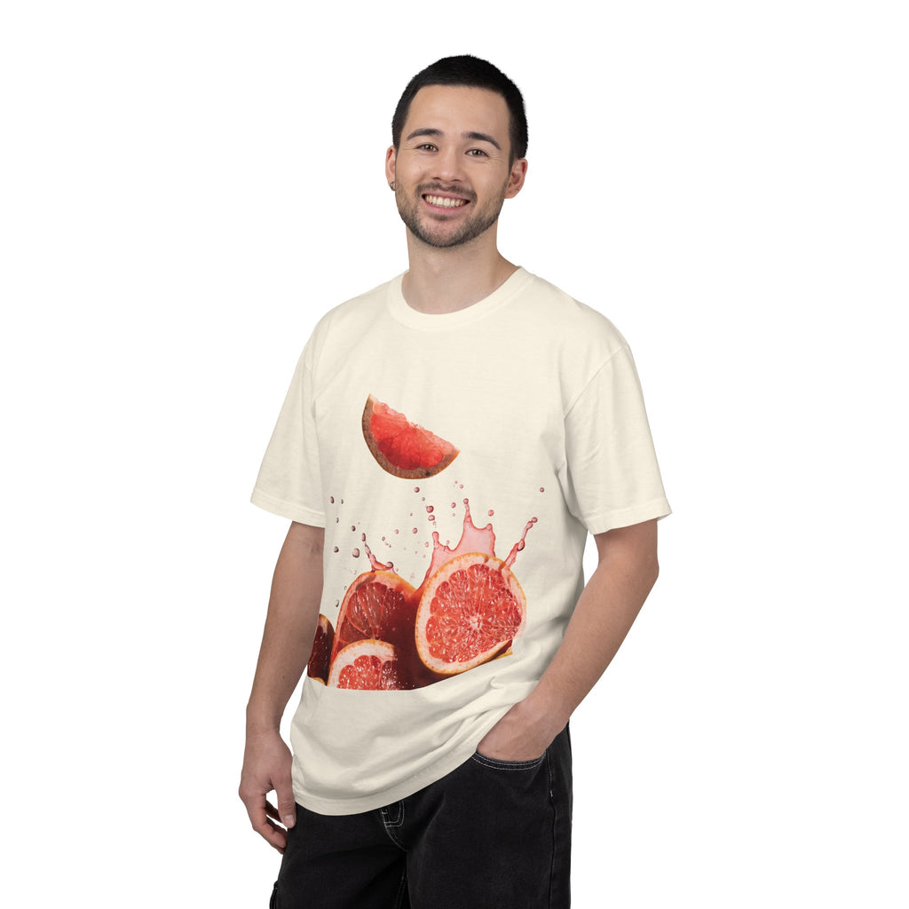 Grapefruit Splash T-Shirt — Fresh Citrus Graphic Tee