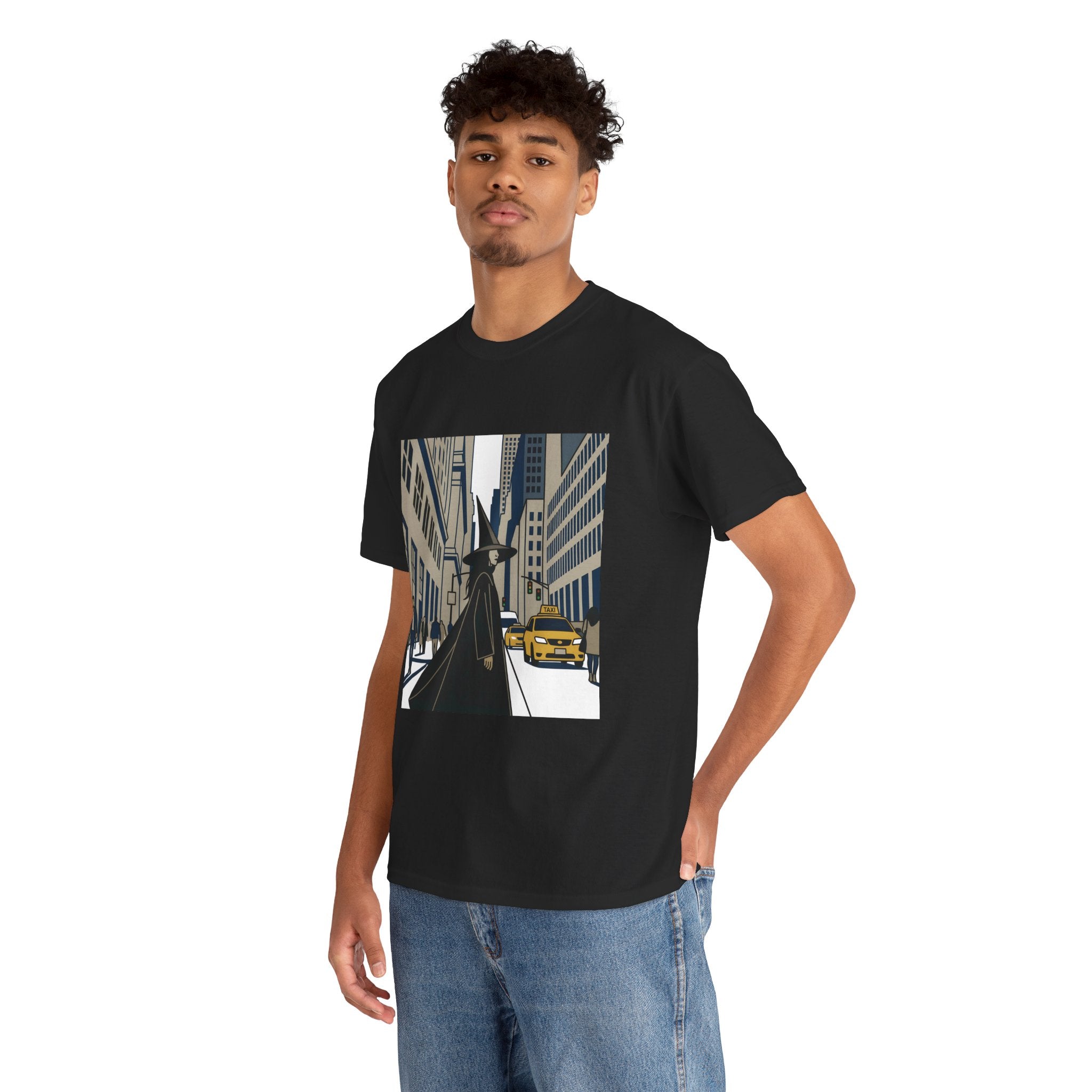 Witch in the City Graphic Tee — Urban Fantasy Streetwear