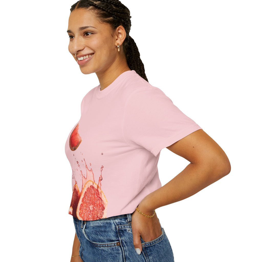 Grapefruit Splash T-Shirt — Fresh Citrus Graphic Tee