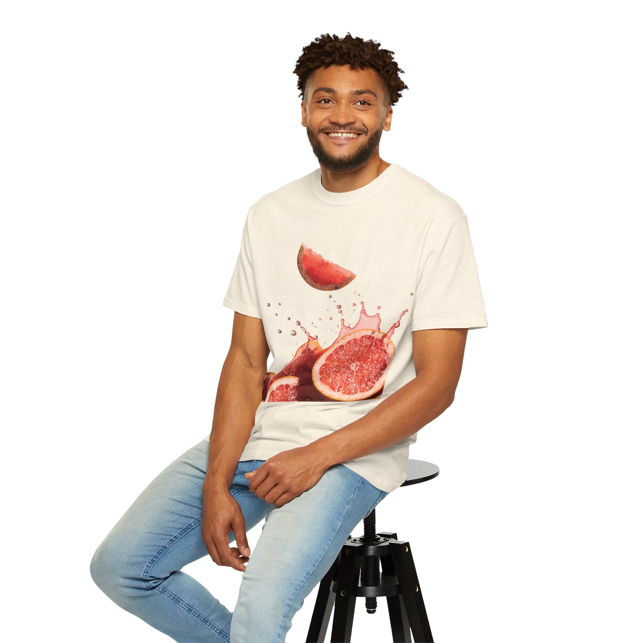 Grapefruit Splash T-Shirt — Fresh Citrus Graphic Tee