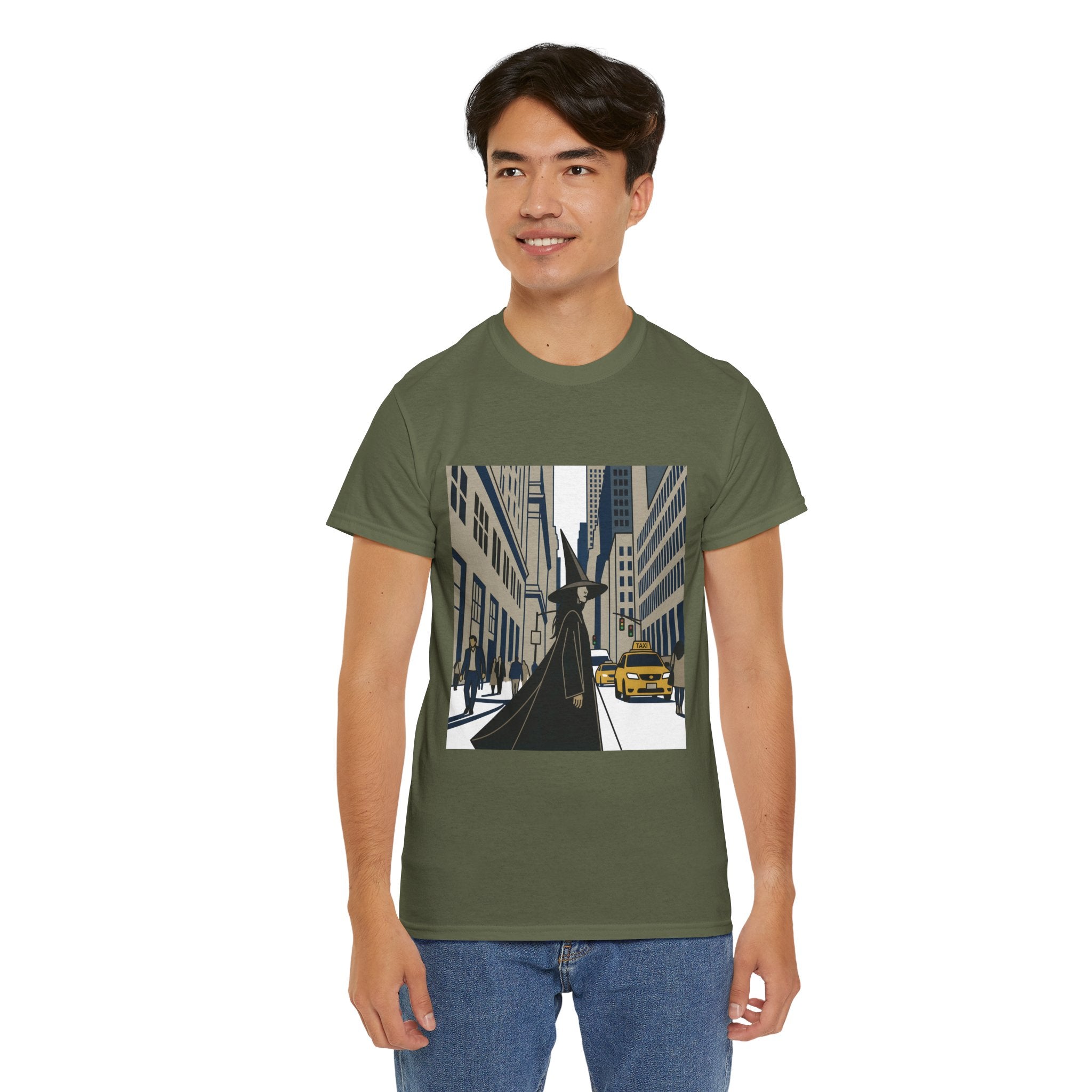 Witch in the City Graphic Tee — Urban Fantasy Streetwear
