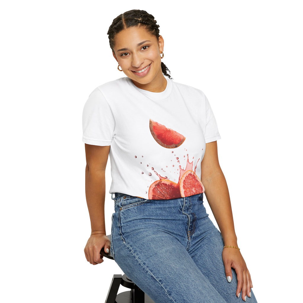 Grapefruit Splash T-Shirt — Fresh Citrus Graphic Tee