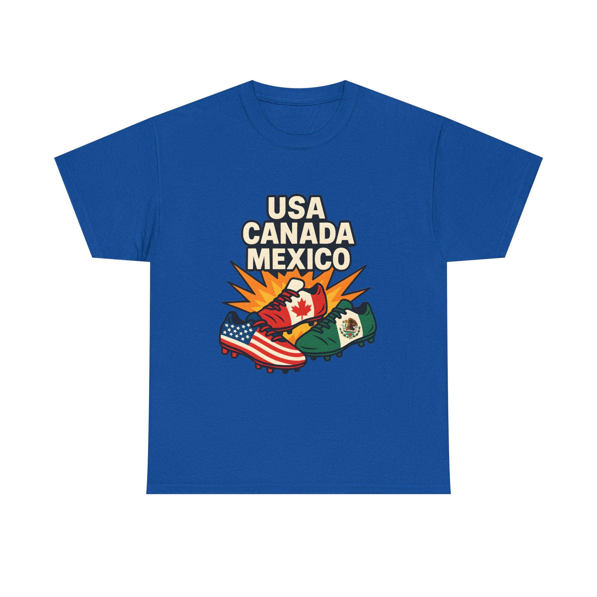 T-Shirt — USA Canada Mexico Flags Graphic Tee