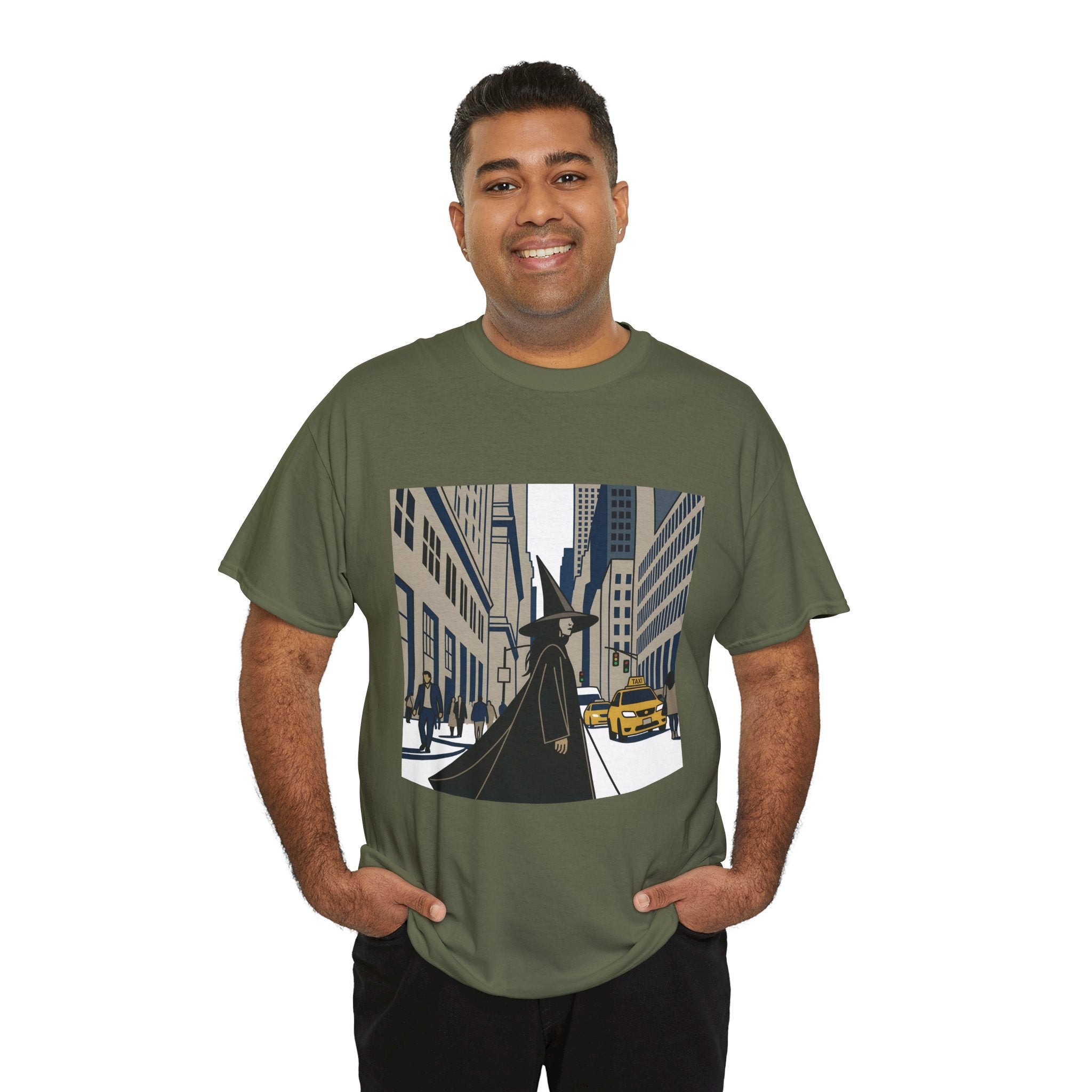 Witch in the City Graphic Tee — Urban Fantasy Streetwear