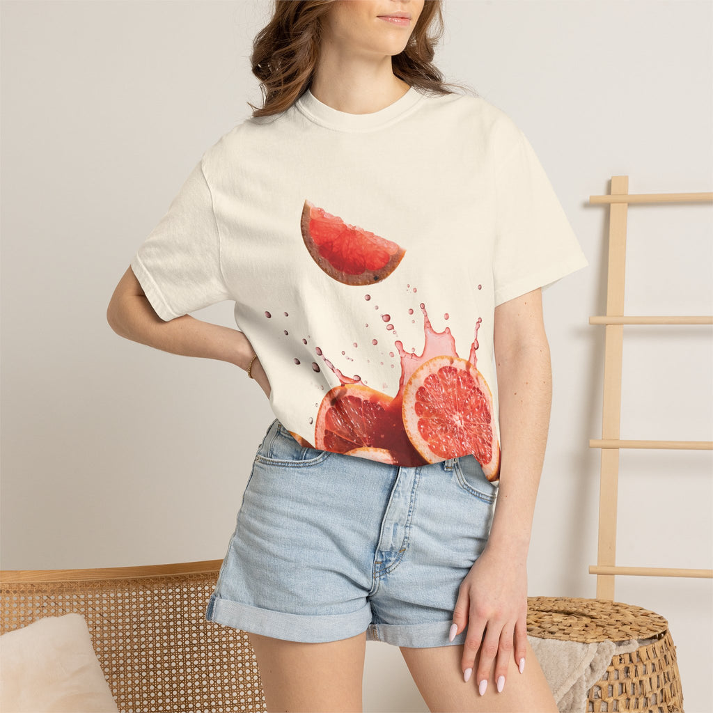 Grapefruit Splash T-Shirt — Fresh Citrus Graphic Tee