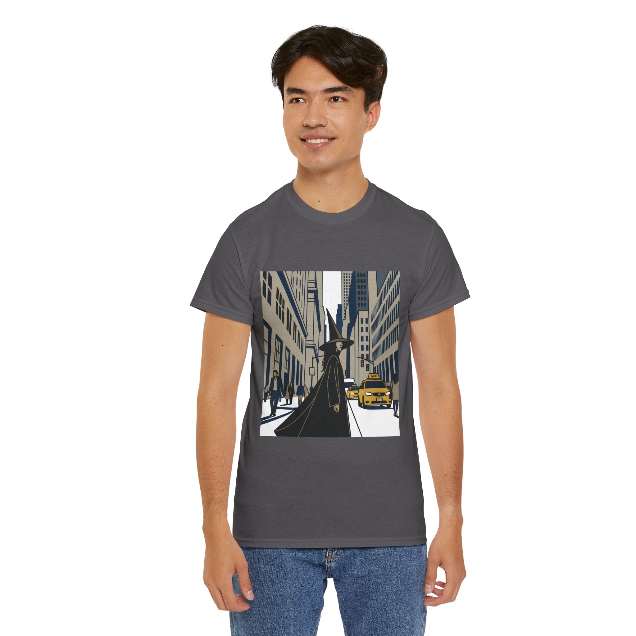 Witch in the City Graphic Tee — Urban Fantasy Streetwear