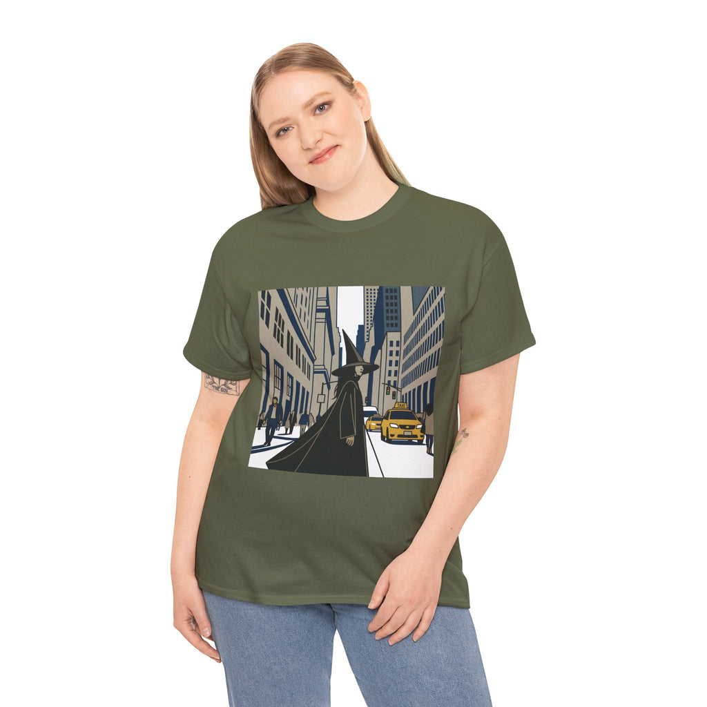 Witch in the City Graphic Tee — Urban Fantasy Streetwear