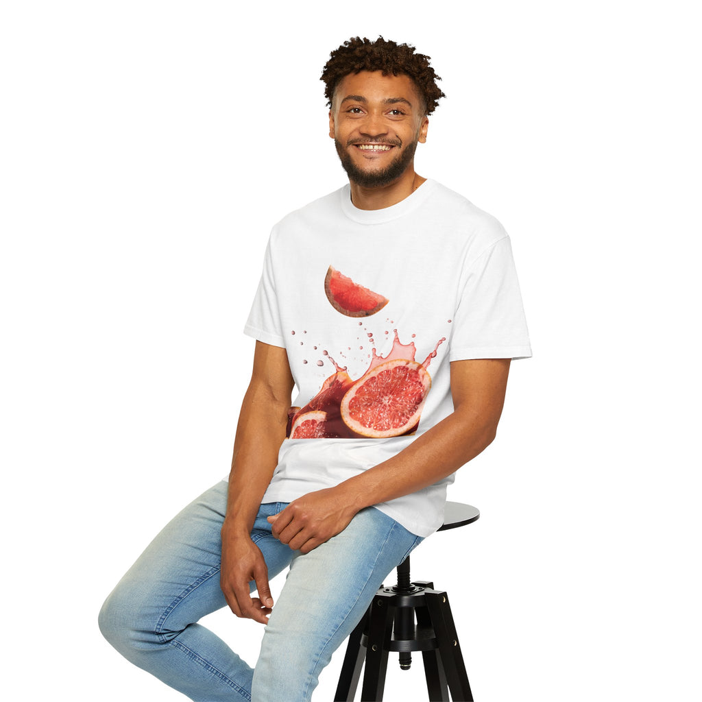 Grapefruit Splash T-Shirt — Fresh Citrus Graphic Tee