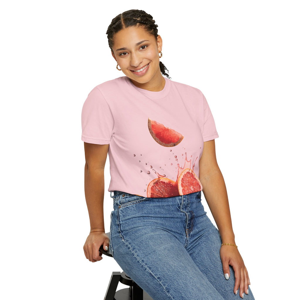 Grapefruit Splash T-Shirt — Fresh Citrus Graphic Tee