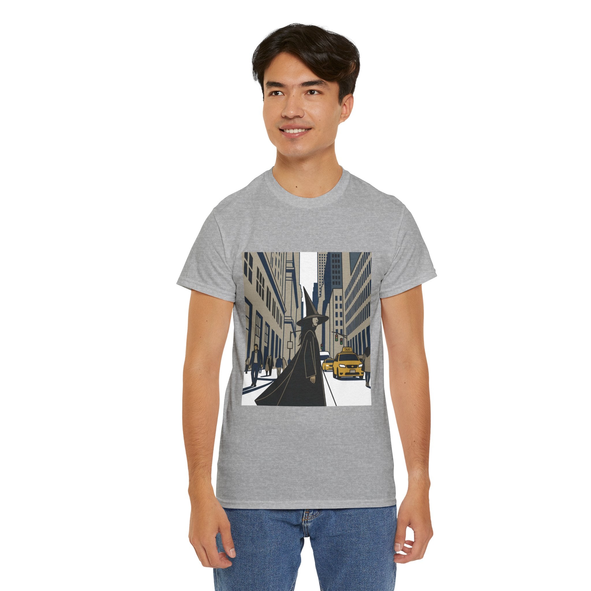 Witch in the City Graphic Tee — Urban Fantasy Streetwear