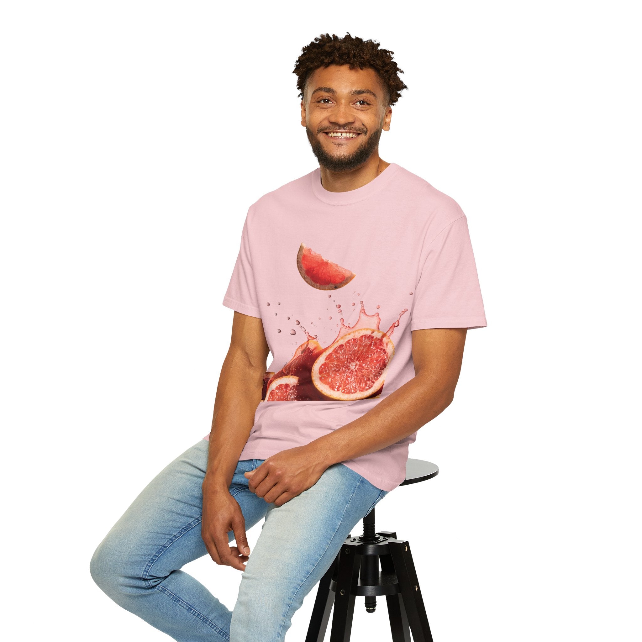 Grapefruit Splash T-Shirt — Fresh Citrus Graphic Tee