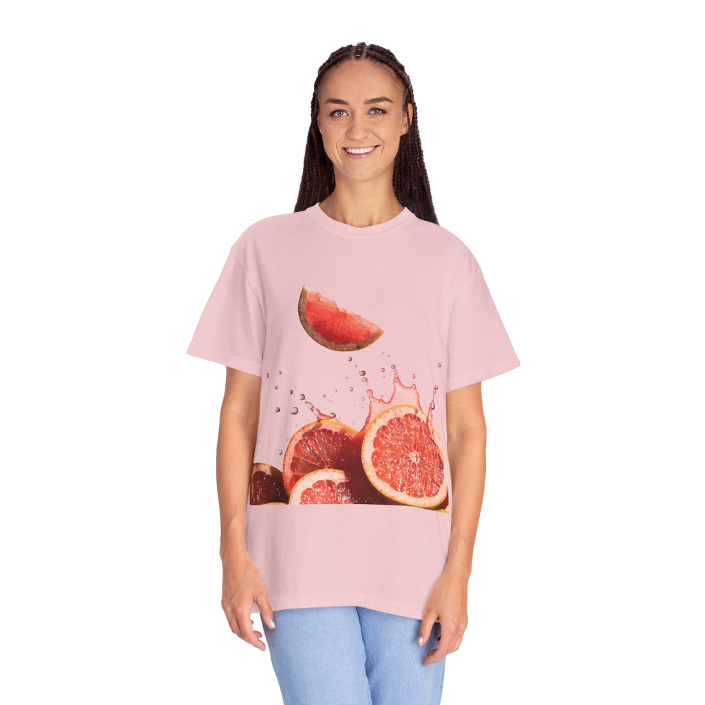 Grapefruit Splash T-Shirt — Fresh Citrus Graphic Tee