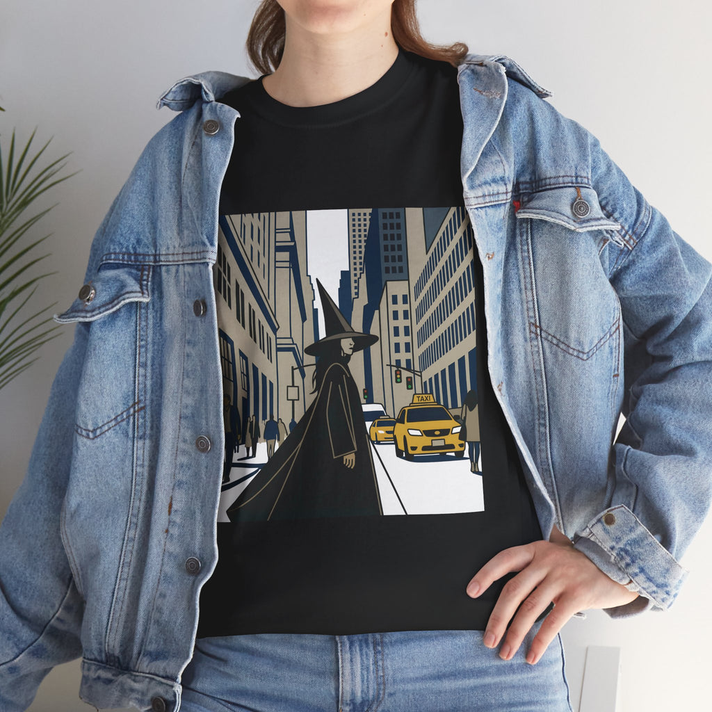 Witch in the City Graphic Tee — Urban Fantasy Streetwear