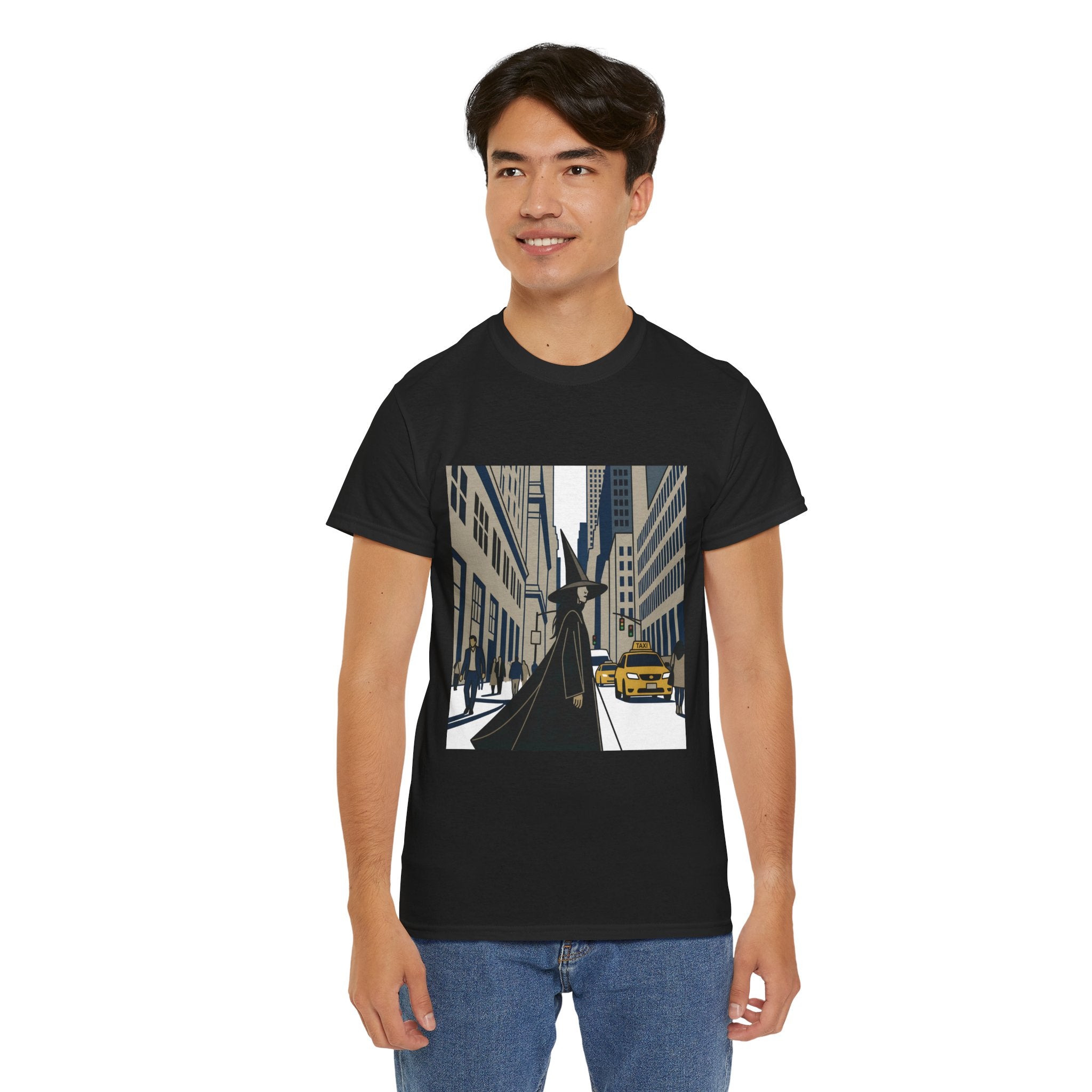 Witch in the City Graphic Tee — Urban Fantasy Streetwear