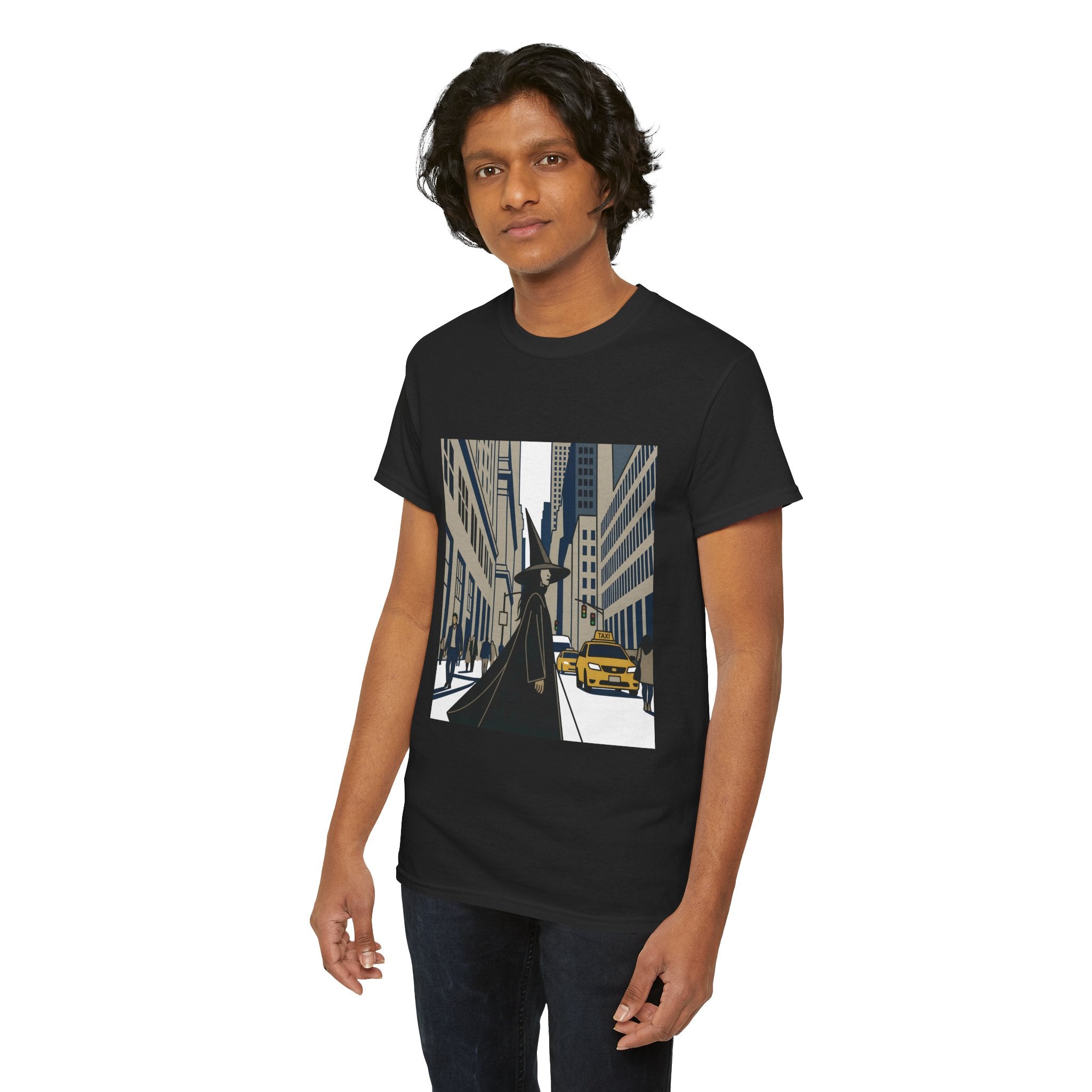 Witch in the City Graphic Tee — Urban Fantasy Streetwear