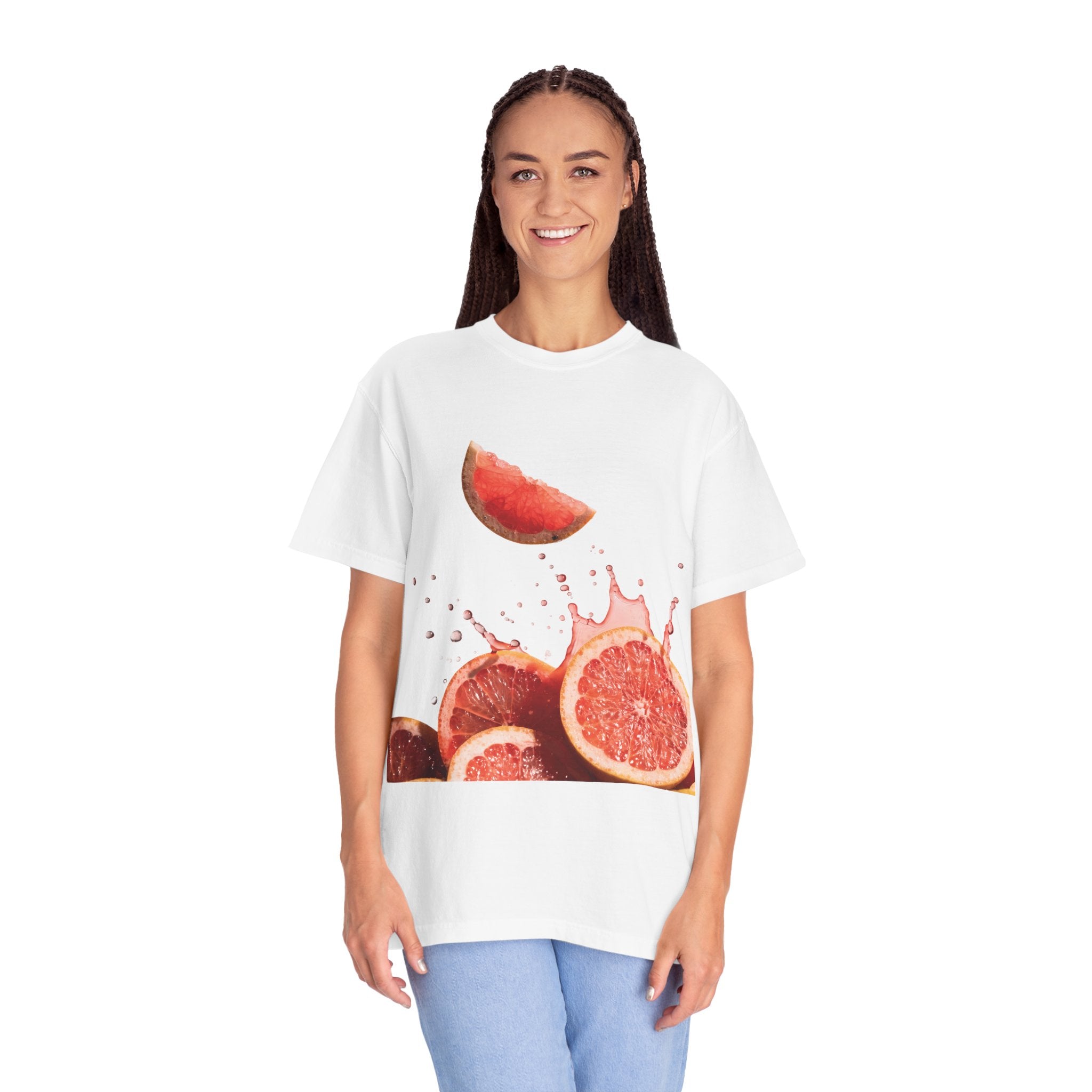 Grapefruit Splash T-Shirt — Fresh Citrus Graphic Tee