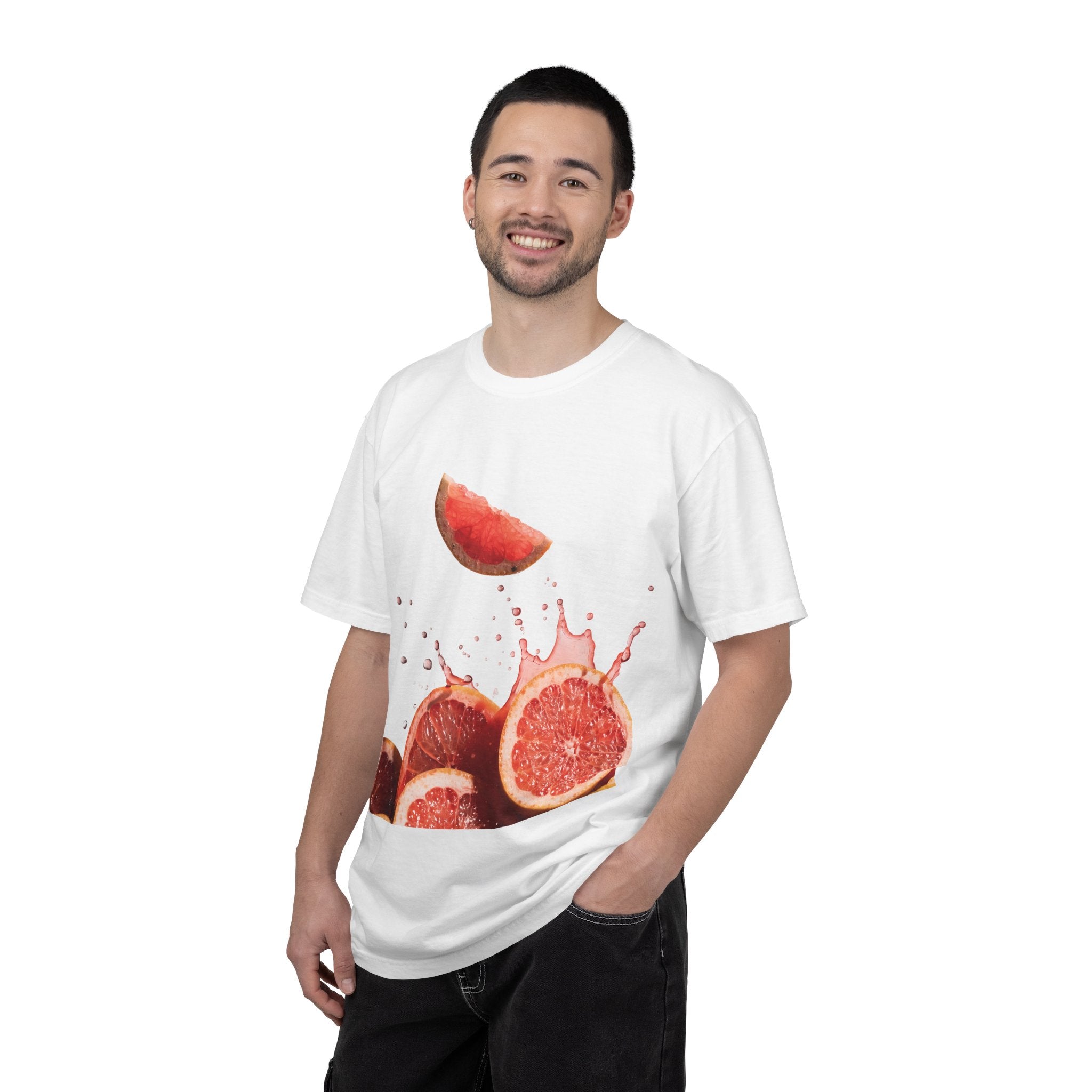 Grapefruit Splash T-Shirt — Fresh Citrus Graphic Tee