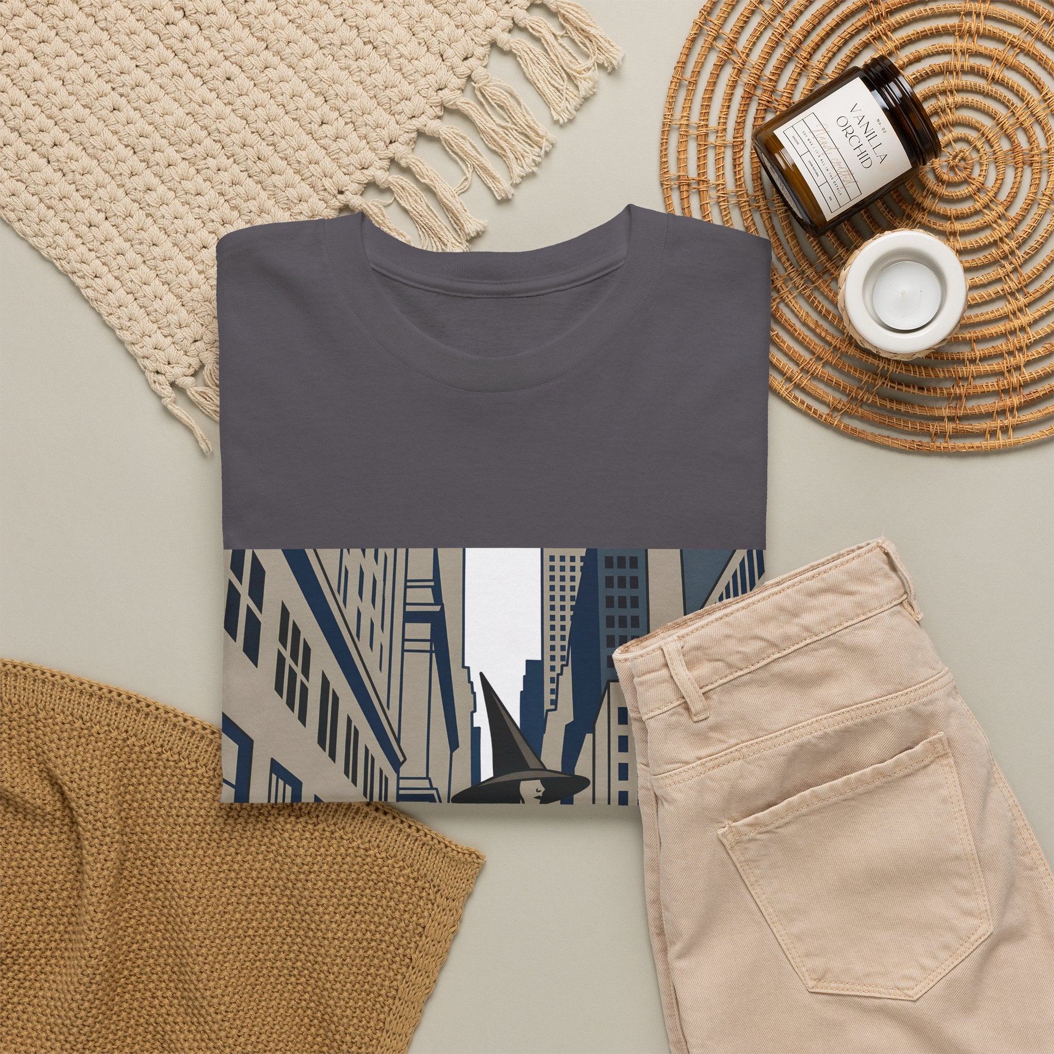 Witch in the City Graphic Tee — Urban Fantasy Streetwear