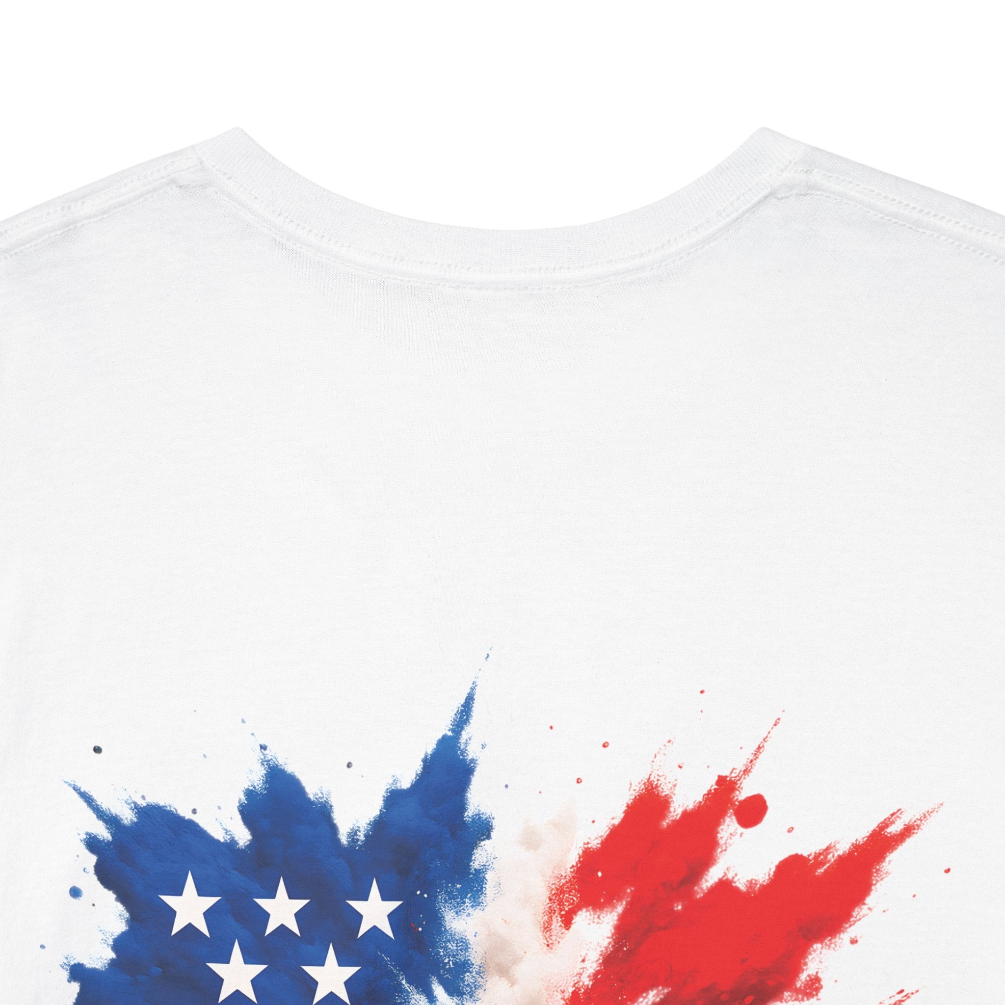T-Shirt — Watercolor American Flag Patriotic Tee