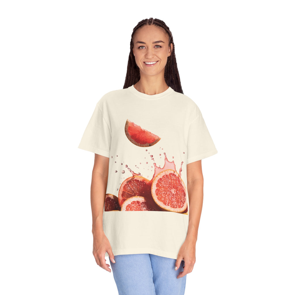 Grapefruit Splash T-Shirt — Fresh Citrus Graphic Tee