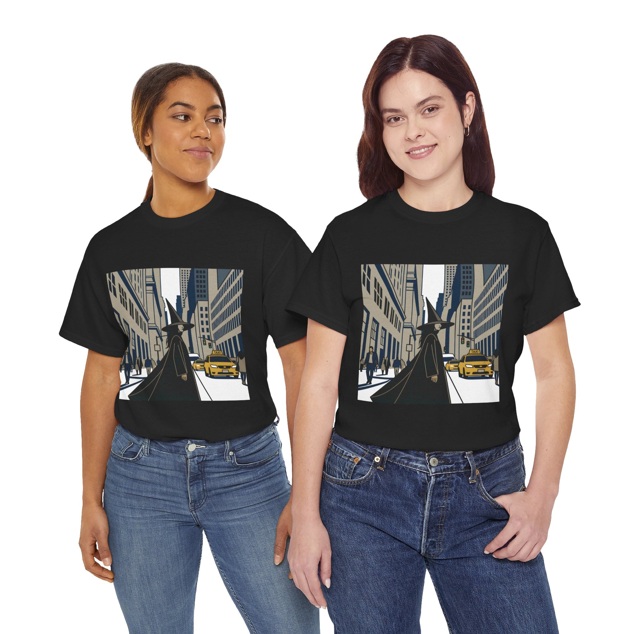 Witch in the City Graphic Tee — Urban Fantasy Streetwear