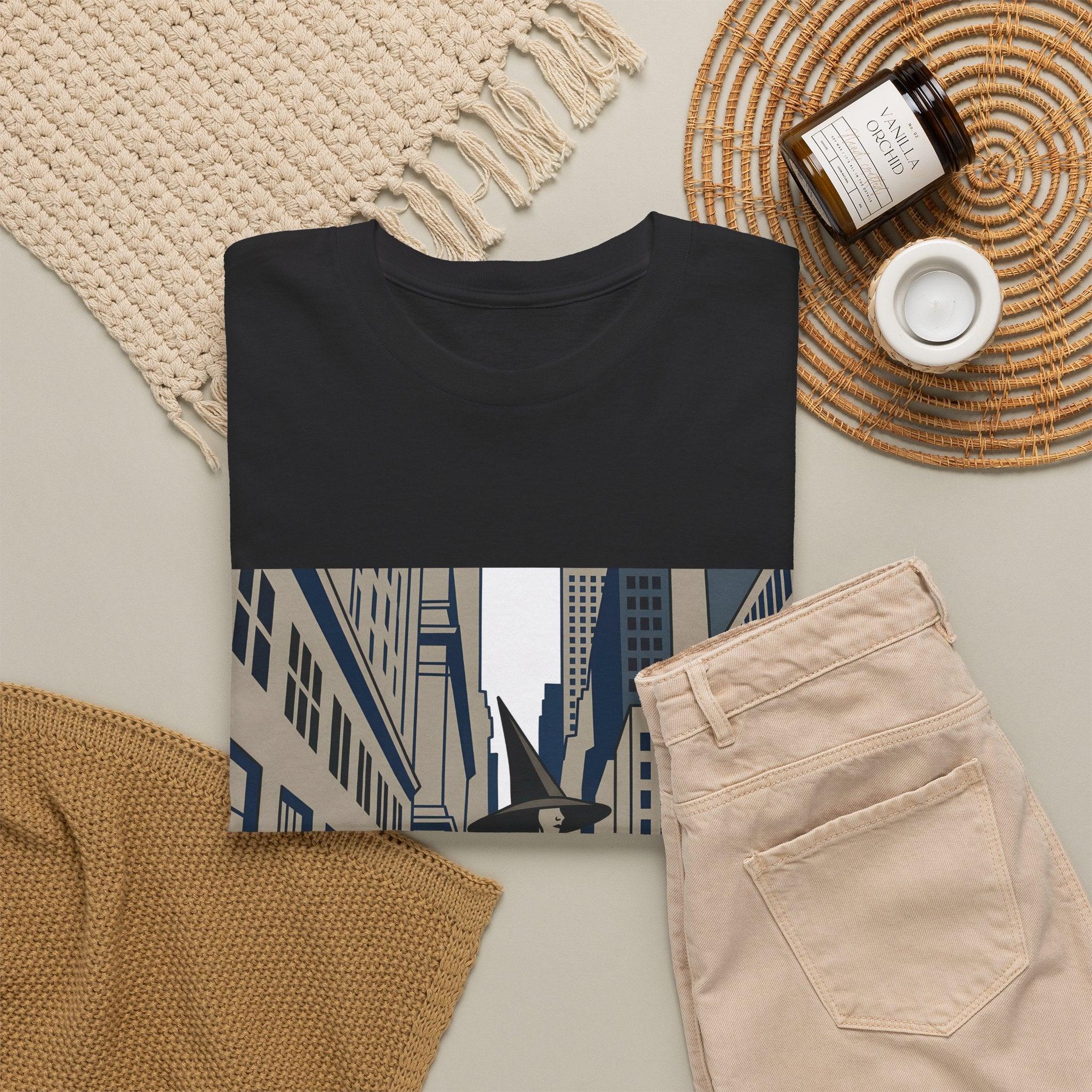 Witch in the City Graphic Tee — Urban Fantasy Streetwear