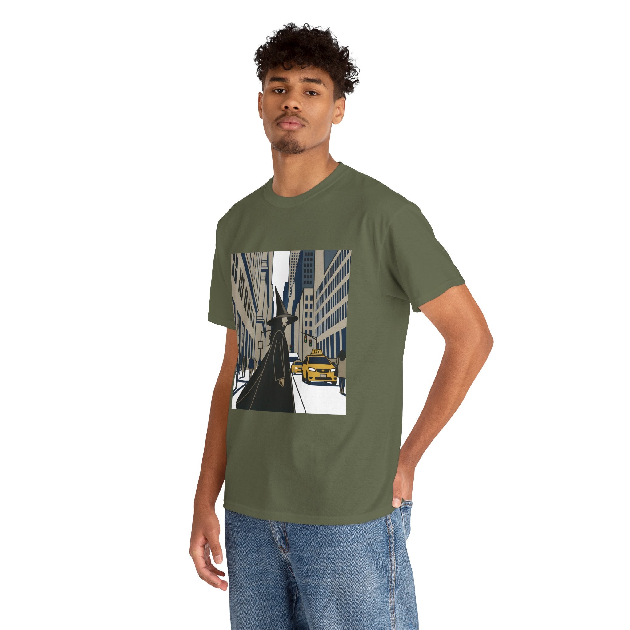 Witch in the City Graphic Tee — Urban Fantasy Streetwear