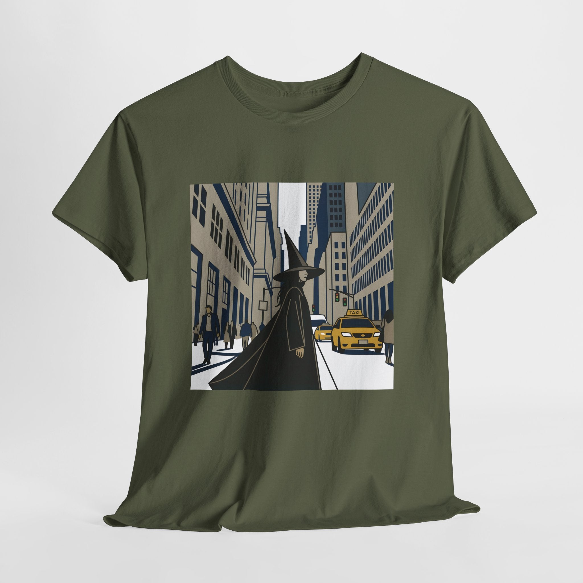 Witch in the City Graphic Tee — Urban Fantasy Streetwear