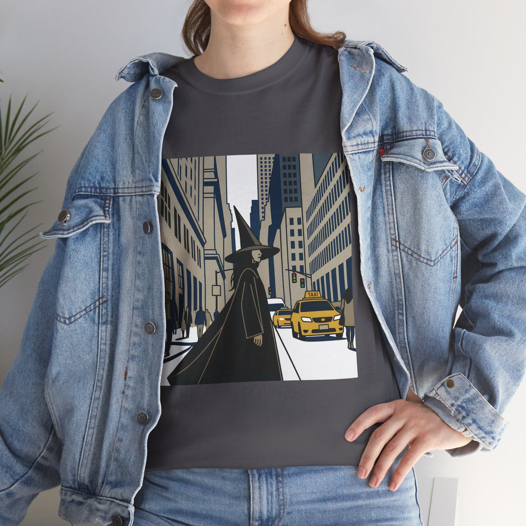 Witch in the City Graphic Tee — Urban Fantasy Streetwear