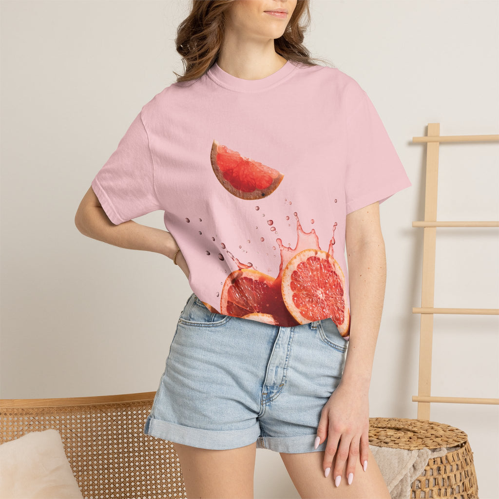 Grapefruit Splash T-Shirt — Fresh Citrus Graphic Tee