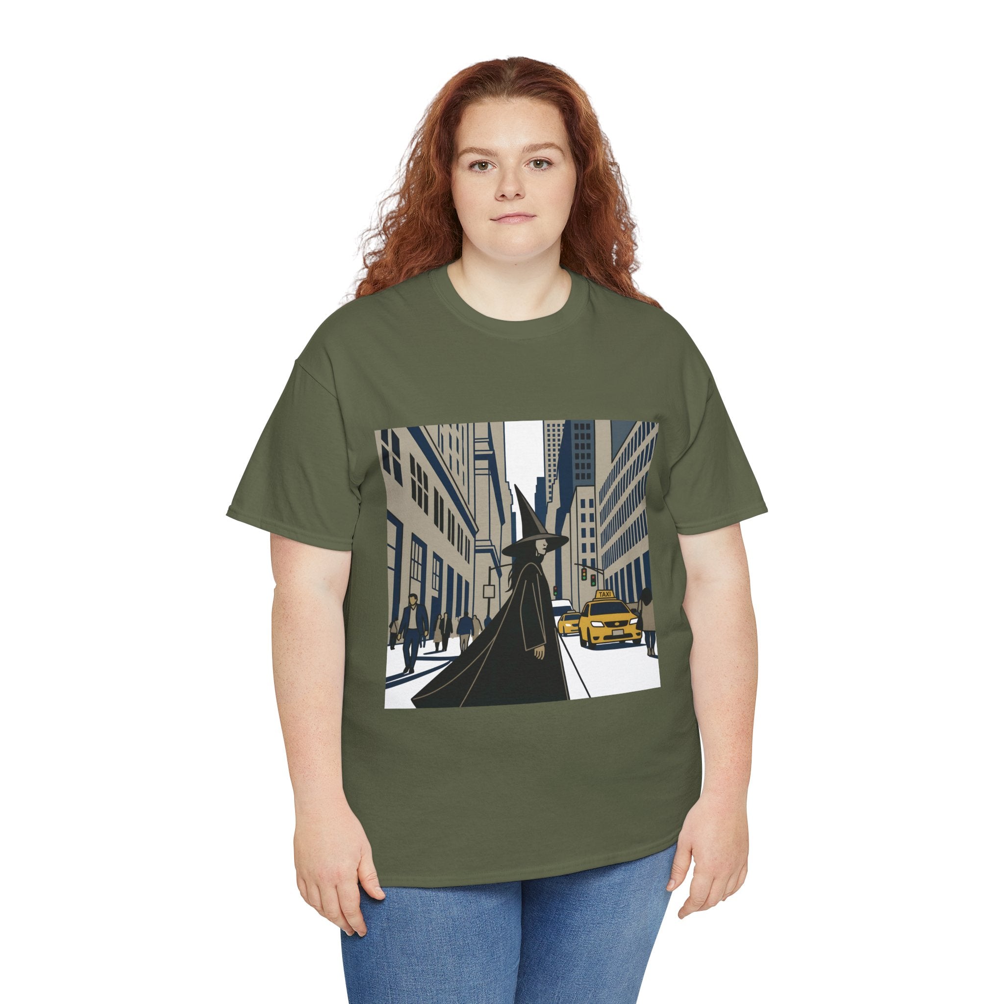 Witch in the City Graphic Tee — Urban Fantasy Streetwear