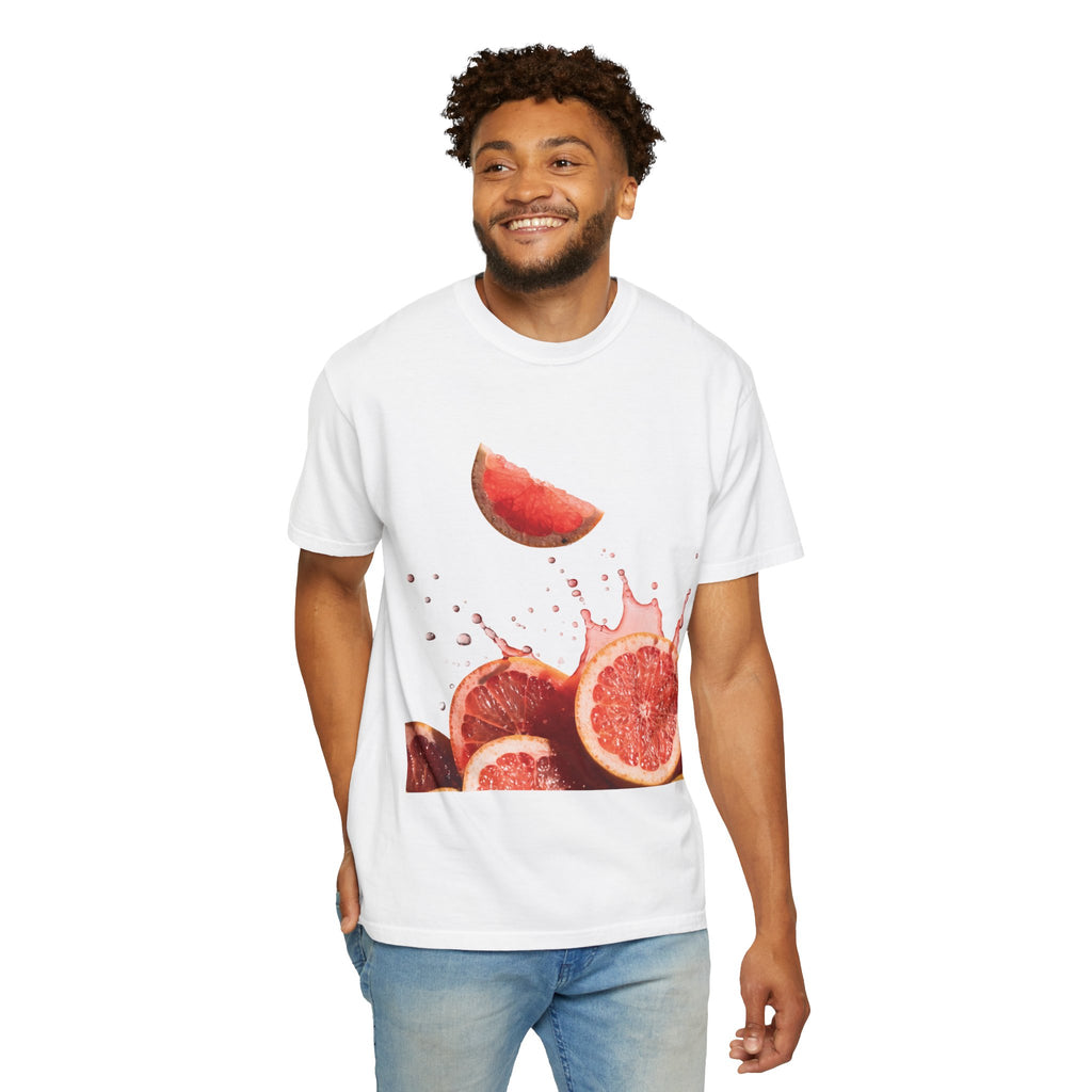 Grapefruit Splash T-Shirt — Fresh Citrus Graphic Tee