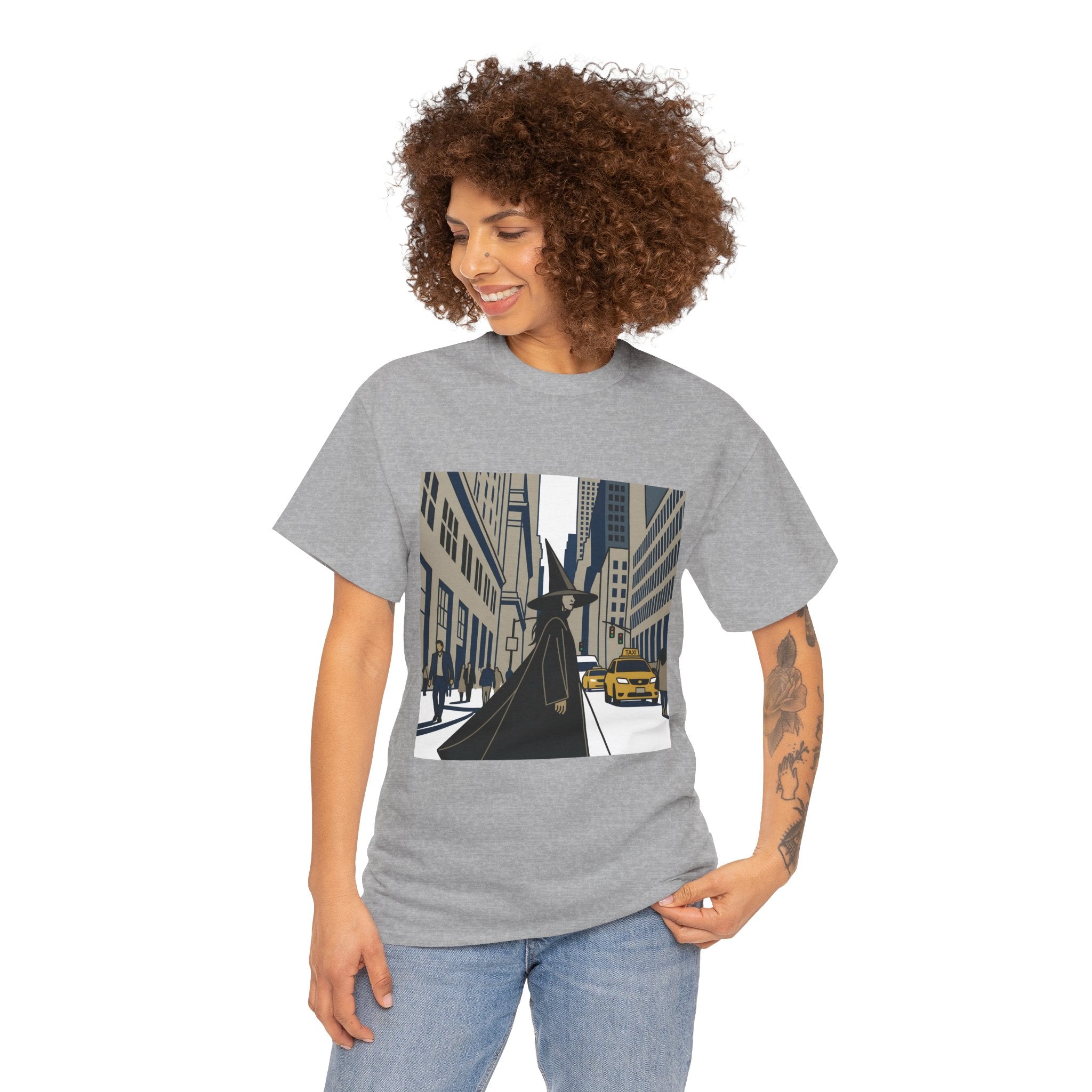 Witch in the City Graphic Tee — Urban Fantasy Streetwear