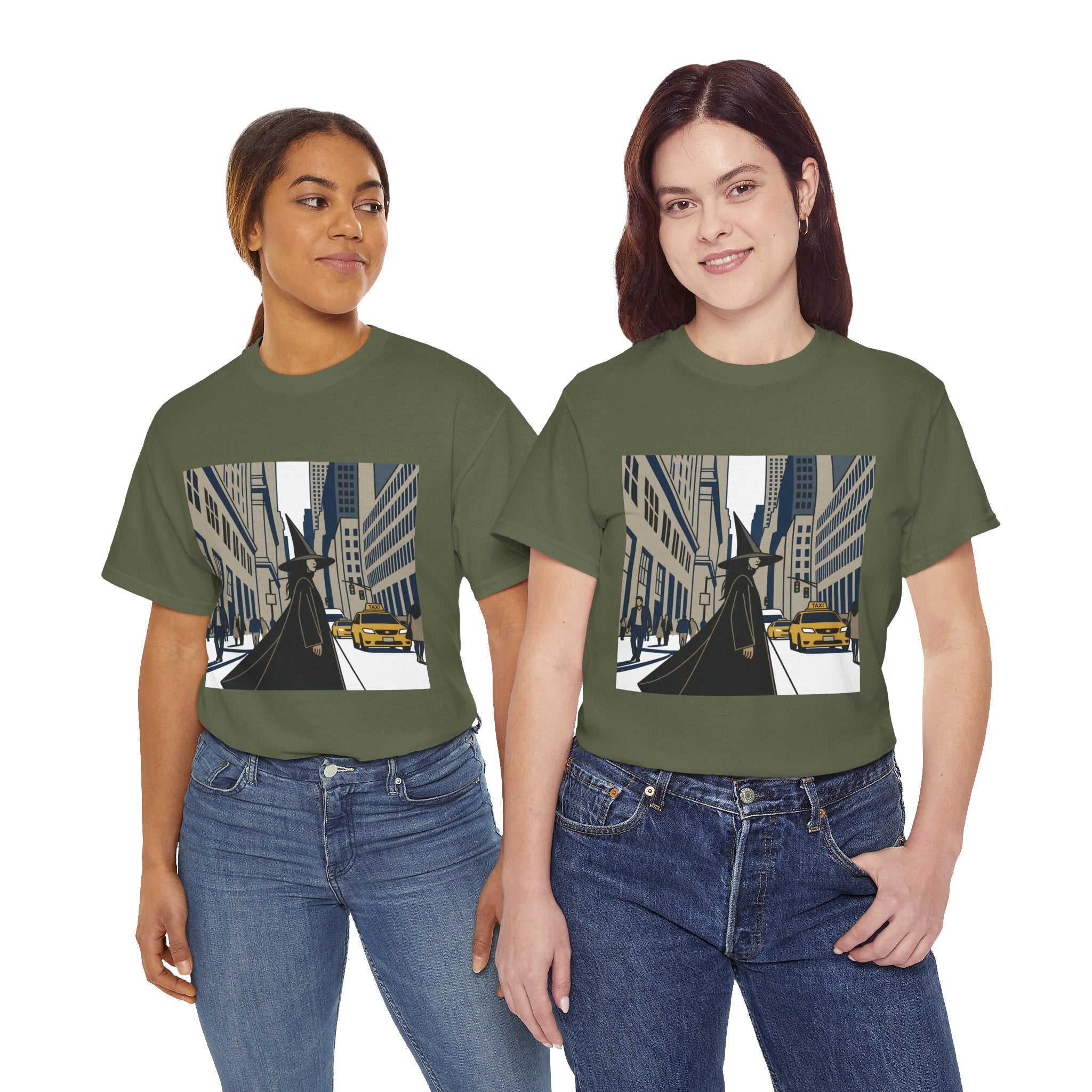 Witch in the City Graphic Tee — Urban Fantasy Streetwear