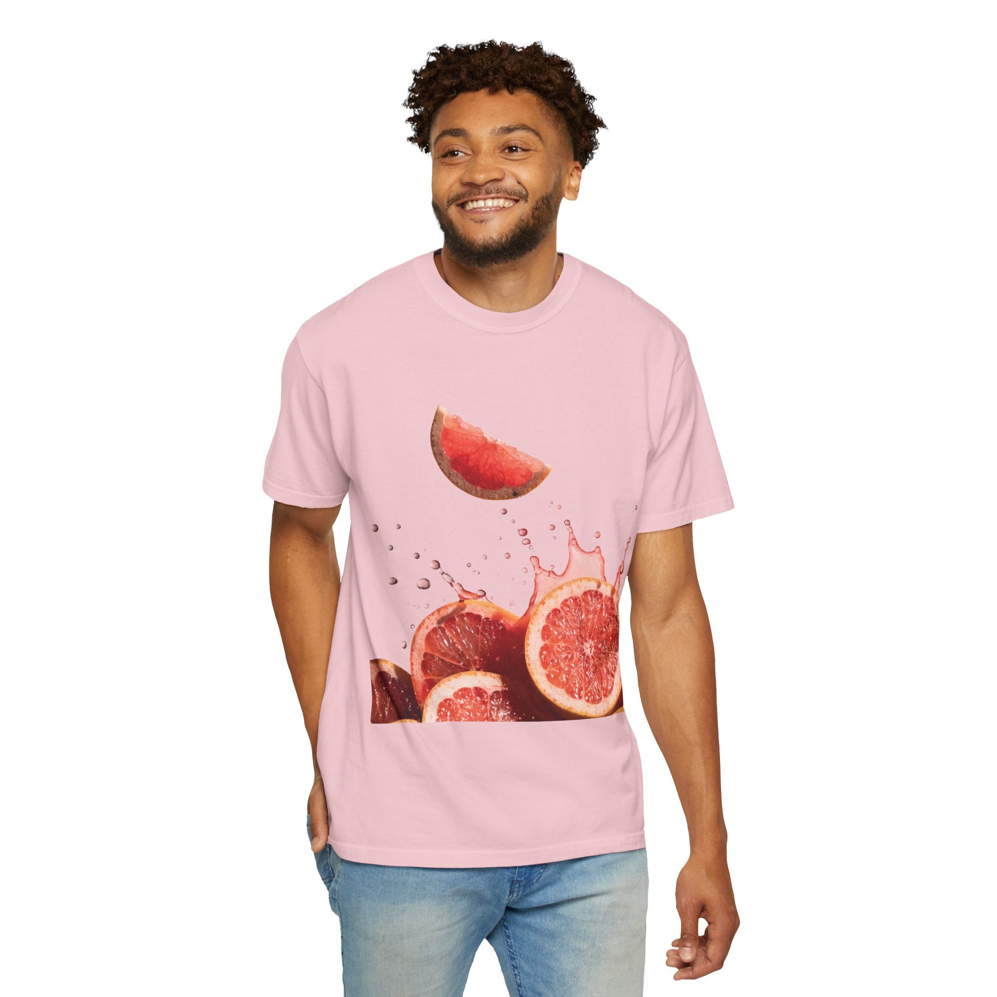 Grapefruit Splash T-Shirt — Fresh Citrus Graphic Tee