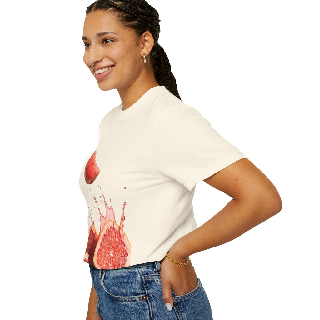 Grapefruit Splash T-Shirt — Fresh Citrus Graphic Tee
