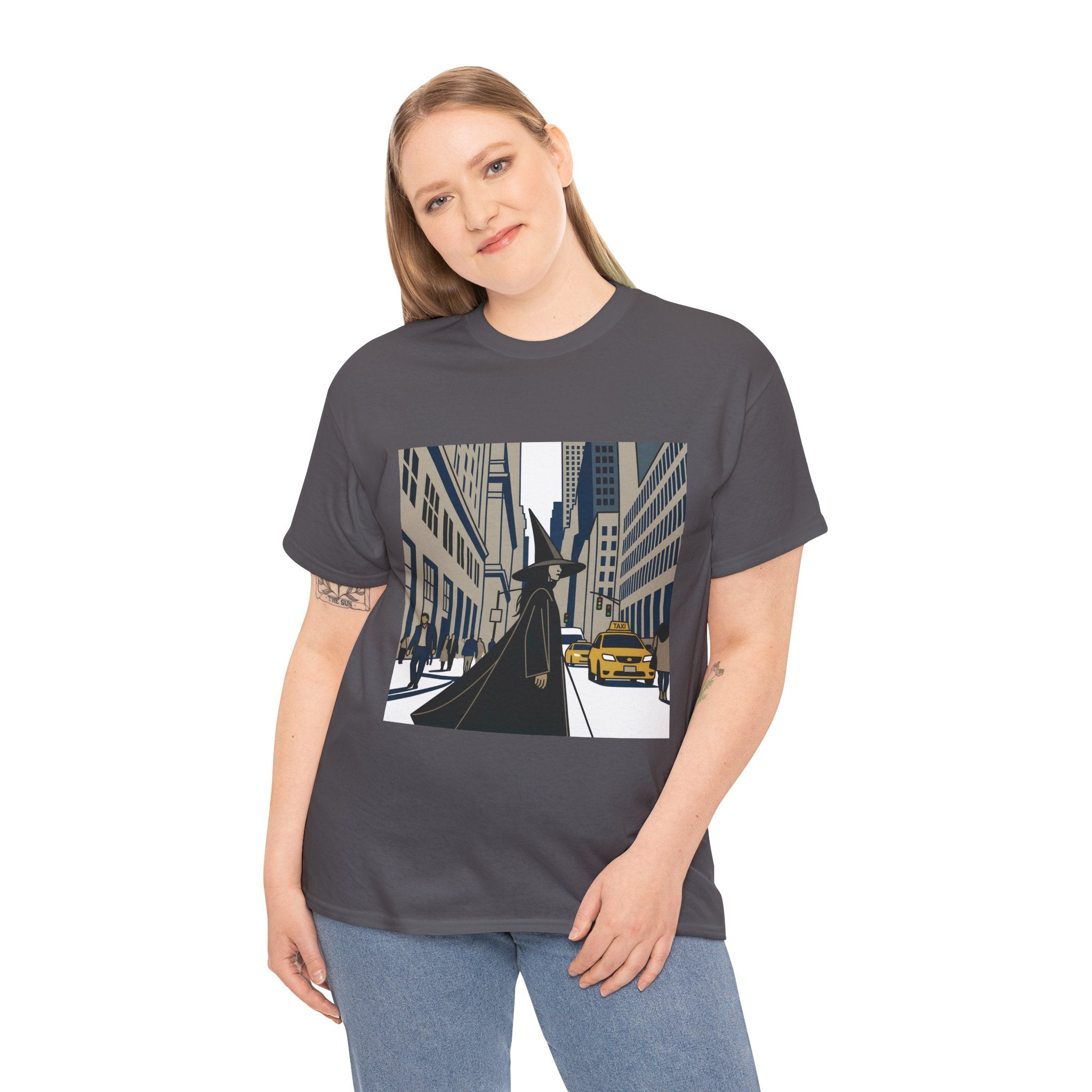Witch in the City Graphic Tee — Urban Fantasy Streetwear