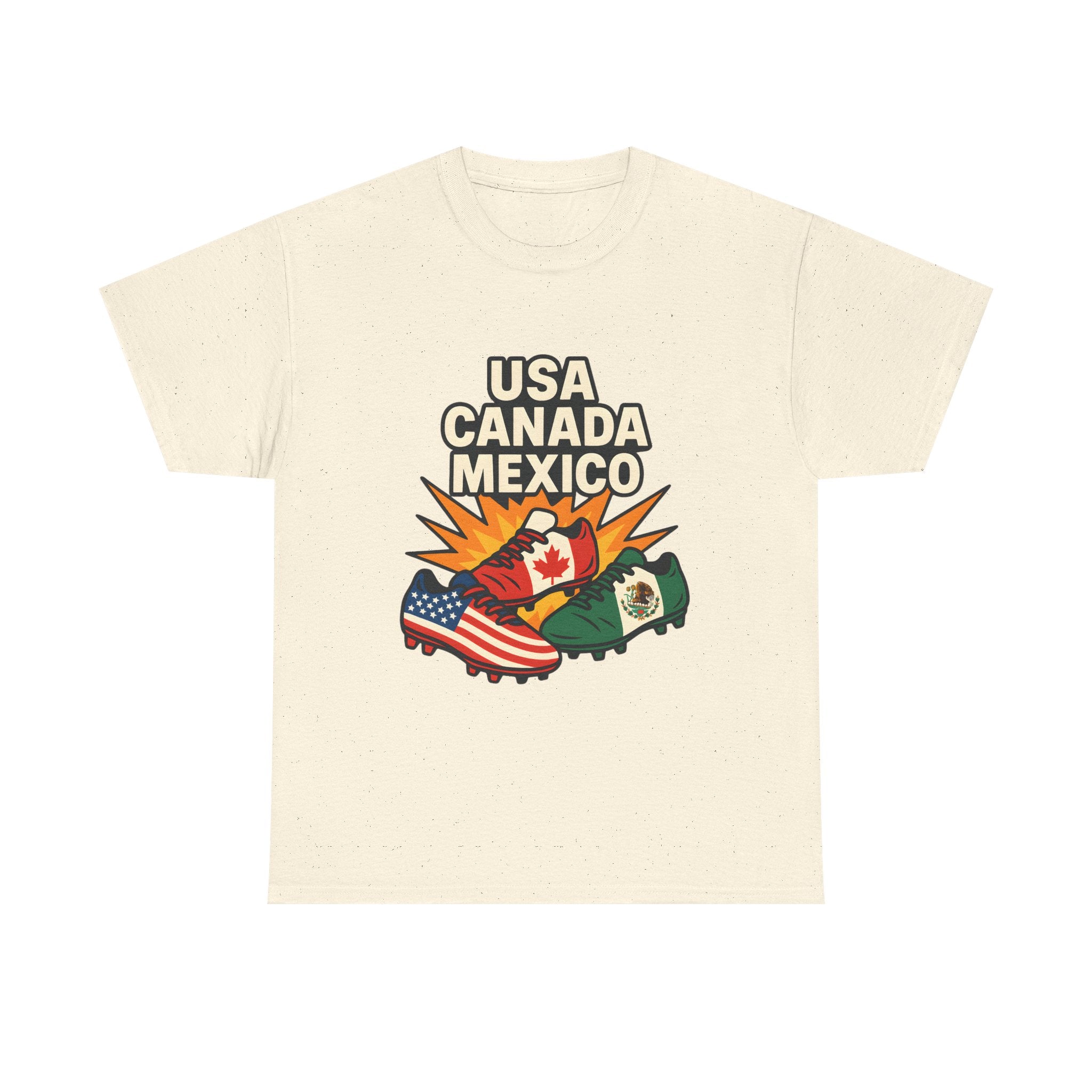 T-Shirt — USA Canada Mexico Flags Graphic Tee